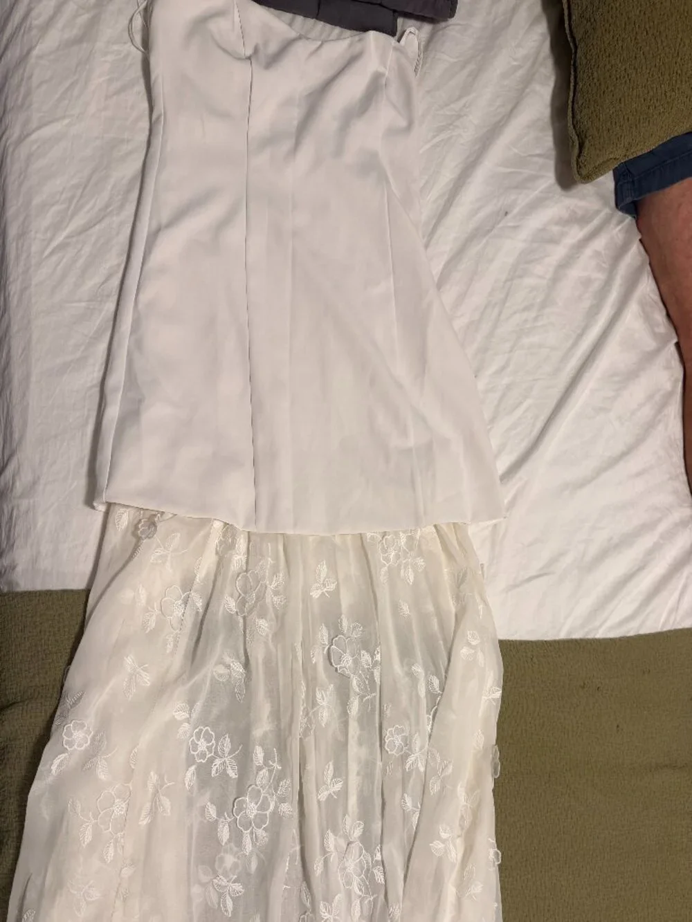 Abercrombie Embroidered Applique Maxi Dress